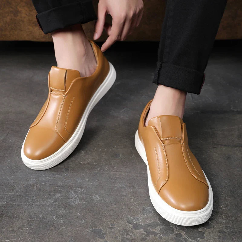Men's Leather Slip-On Shoes – Camogli