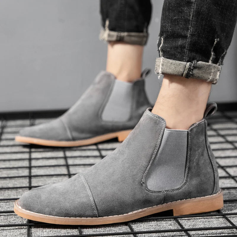 Men's Suede Ankle Boots – Alphard
