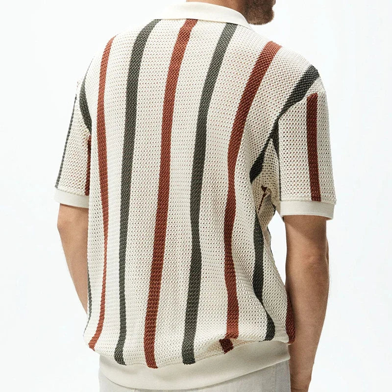 Men's Striped Polo Shirt | Pallas