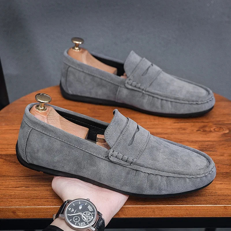 Men's Lightweight Suede Loafers – Lachlan