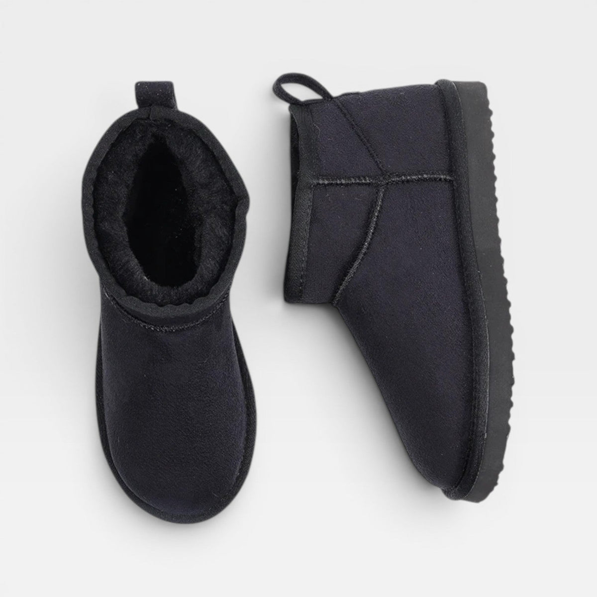 Women's Low Suede Winter Ankle Boots — view 10