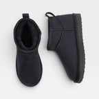 Women's Low Suede Winter Ankle Boots — view 10