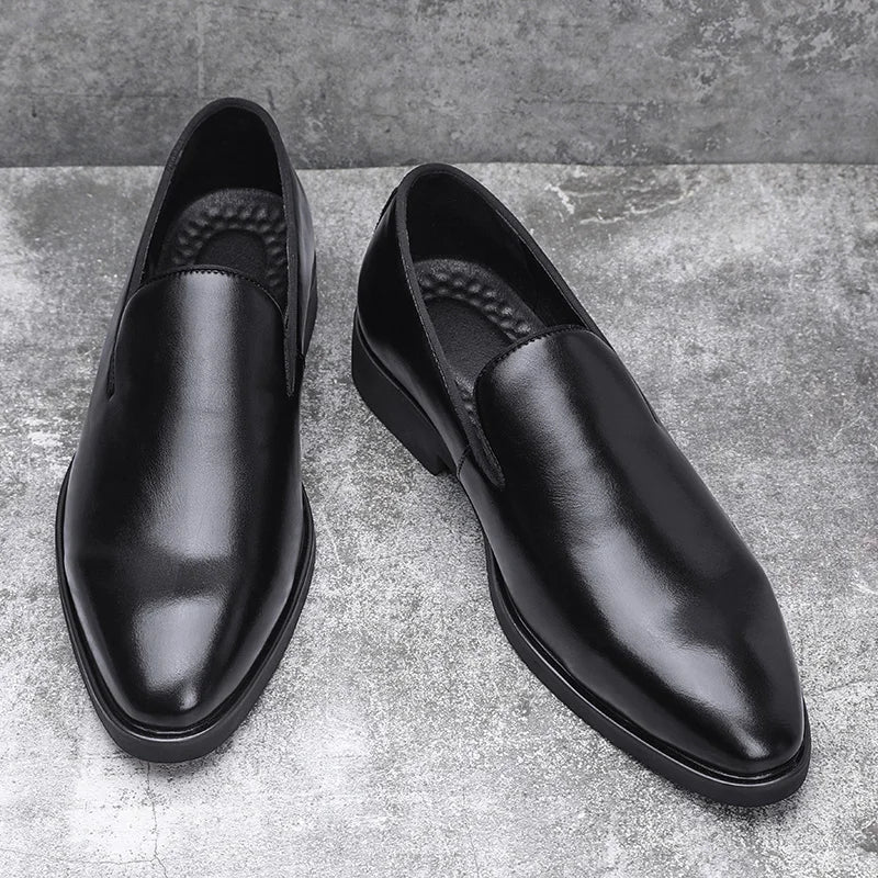 Men's Comfort Leather Slip-On Shoes – Massimo
