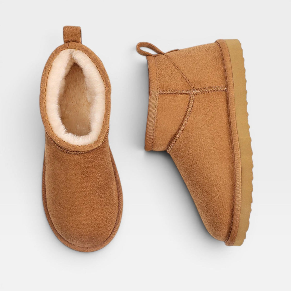 Women's Low Suede Winter Ankle Boots — view 5