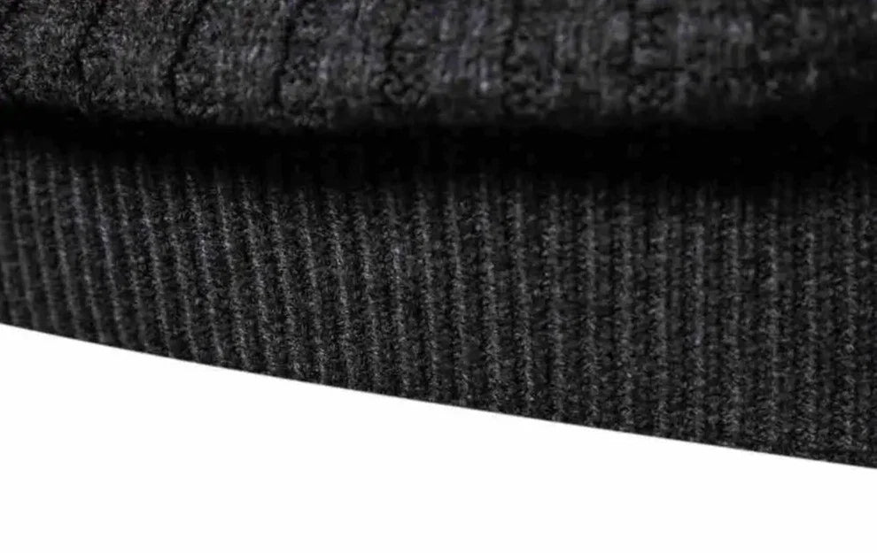 Men's Waffle Knit Crew Jumper | Stavros