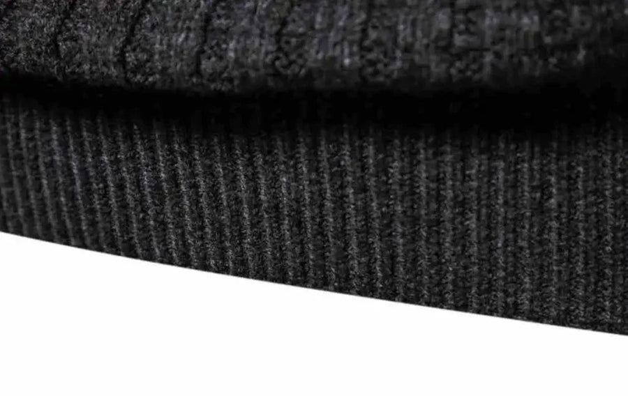 Men's Waffle Knit Crew Jumper | Stavros