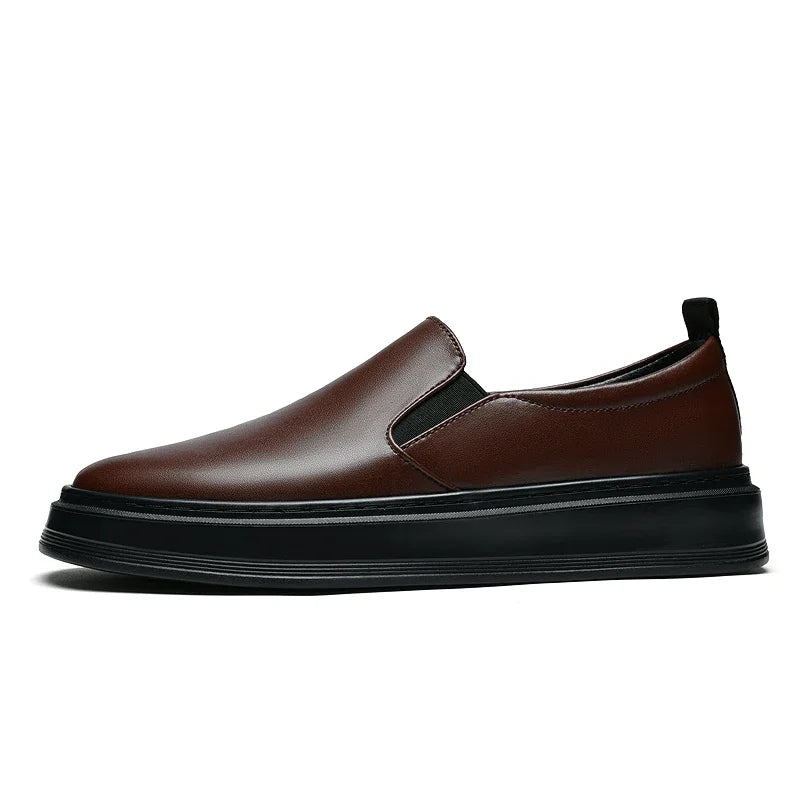 Men's Leather Slip-On Shoes – Anglet