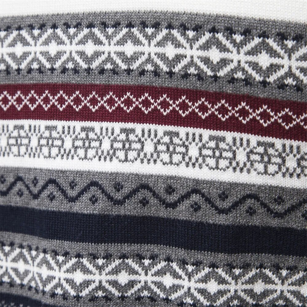 Men's Cable Knit Quarter-Zip Jumper | Soho