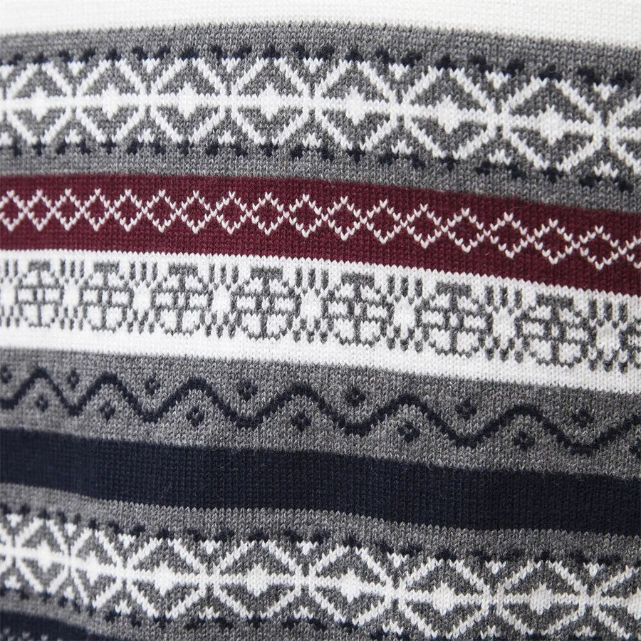 Men's Cable Knit Quarter-Zip Jumper | Soho