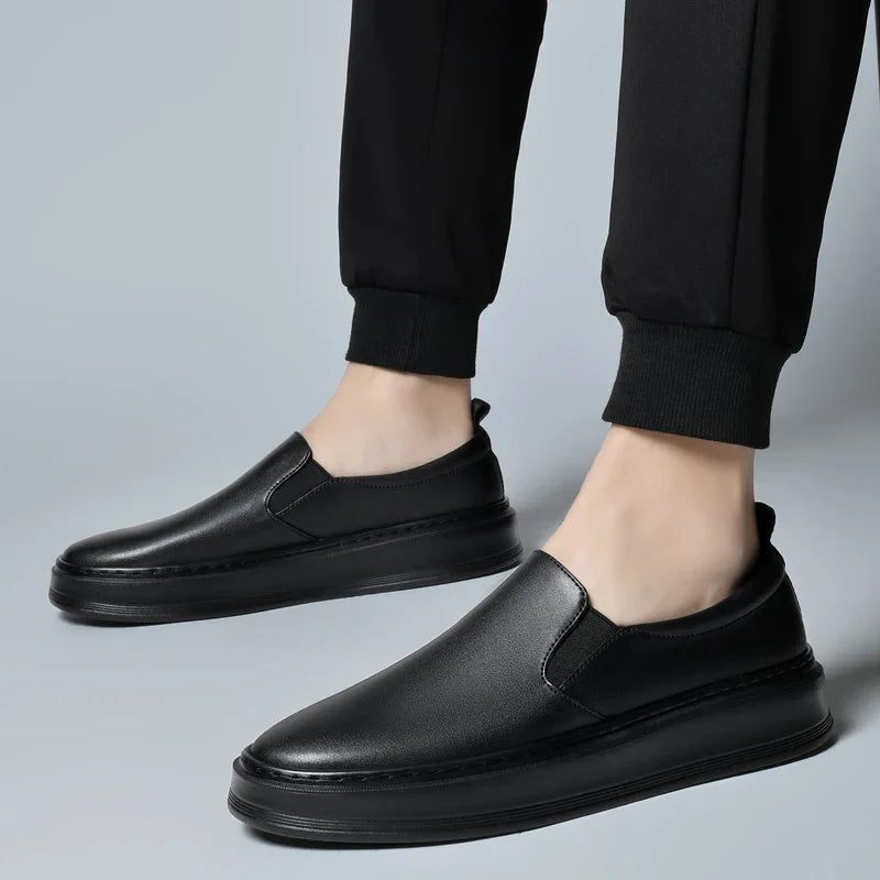 Men's Leather Slip-On Shoes – Anglet