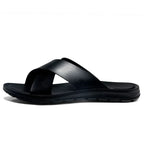 Men's Relaxed-Fit Leather Sandals – Hyeres