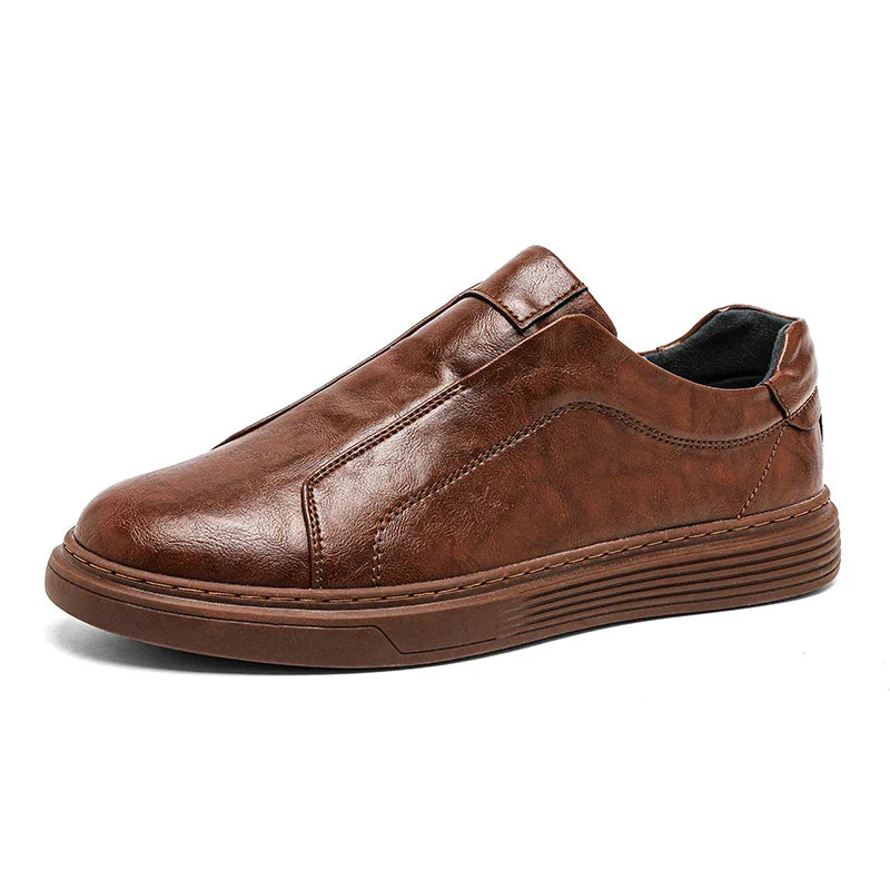 Men's Classic Leather Slip-On Shoes – Ventotene