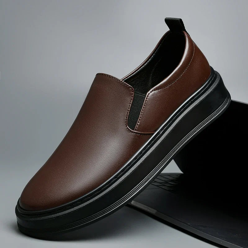 Men's Leather Slip-On Shoes – Anglet