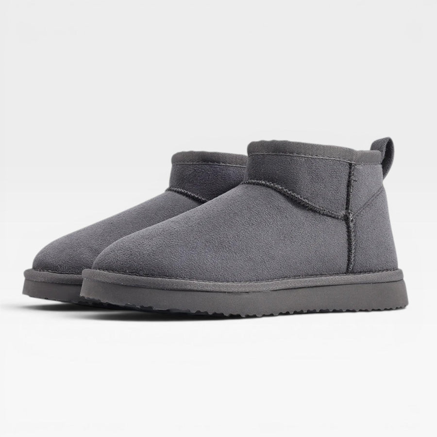Women's Low Suede Winter Ankle Boots — view 7