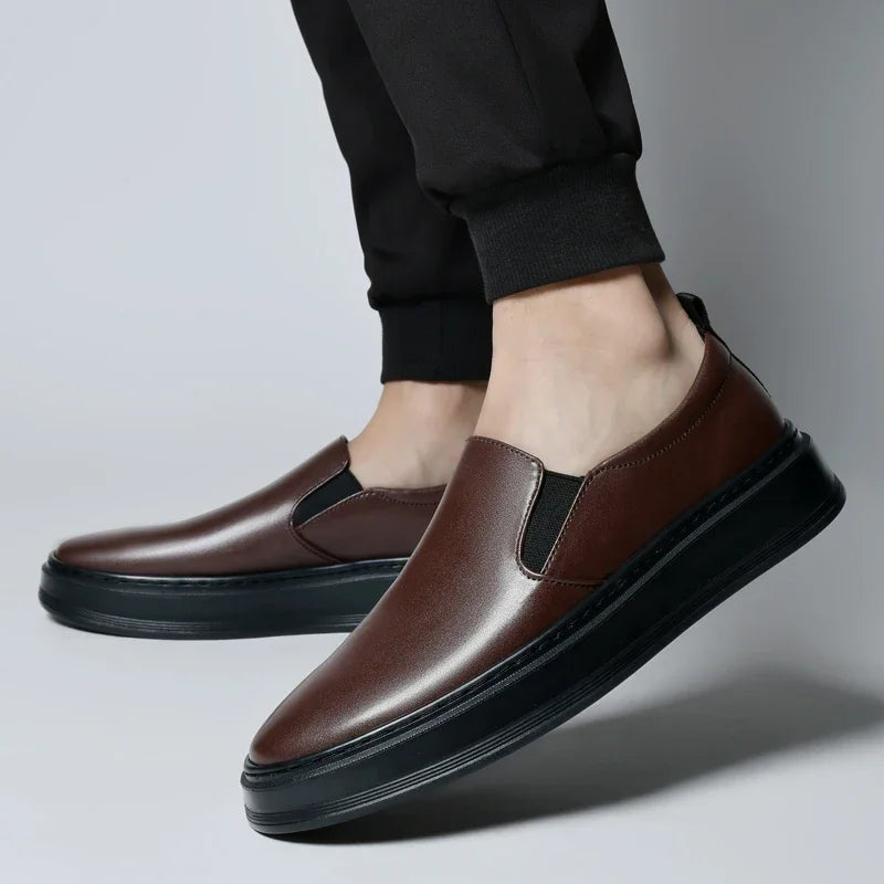 Men's Leather Slip-On Shoes – Anglet