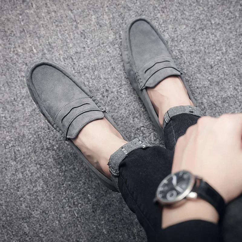 Men's Lightweight Suede Loafers – Lachlan