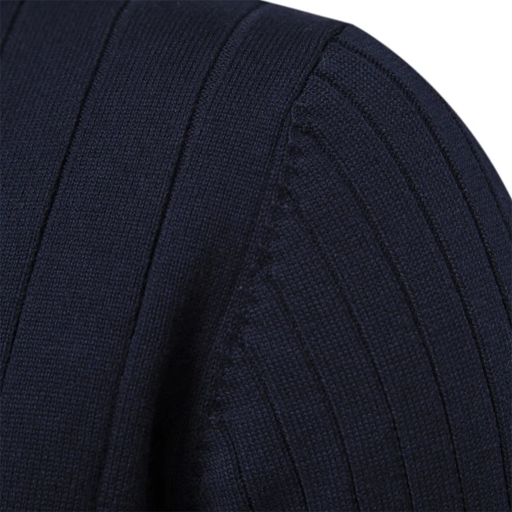 Men's Striped Quarter-Zip Jumper | Ry