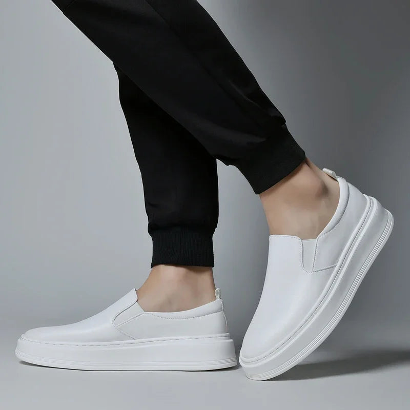 Men's Leather Slip-On Shoes – Anglet