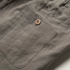 Men's Linen Straight-Leg Trousers | Yves