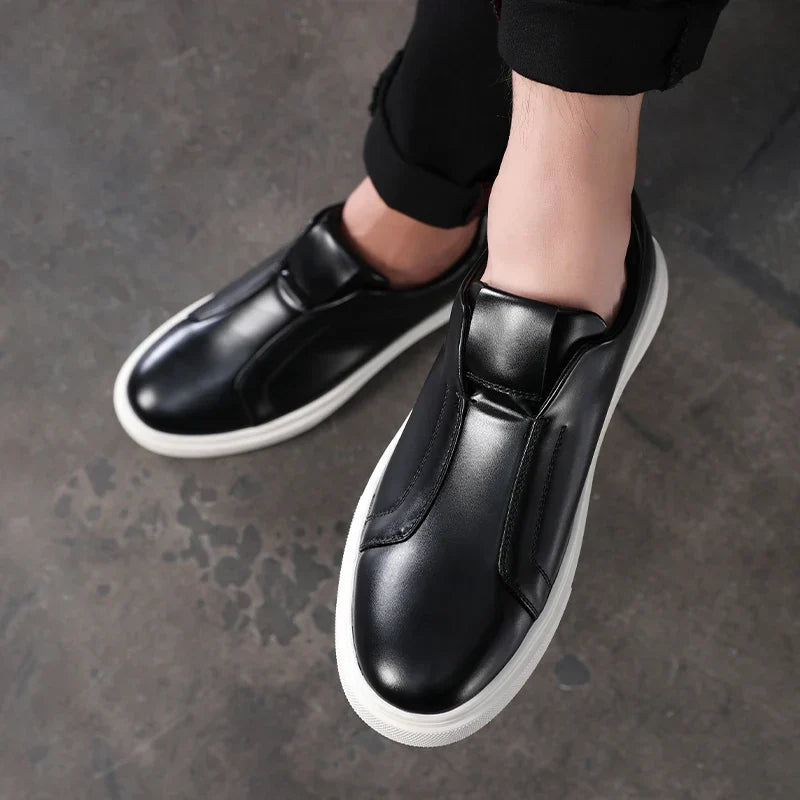 Men's Leather Slip-On Shoes – Camogli