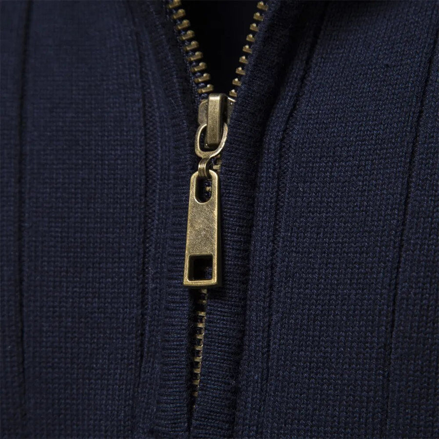 Men's Striped Quarter-Zip Jumper | Ry