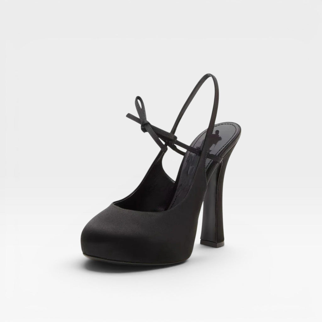 Women's Sculpted Court Shoes with Bow Detail — view 3