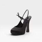 Women's Sculpted Court Shoes with Bow Detail — view 3