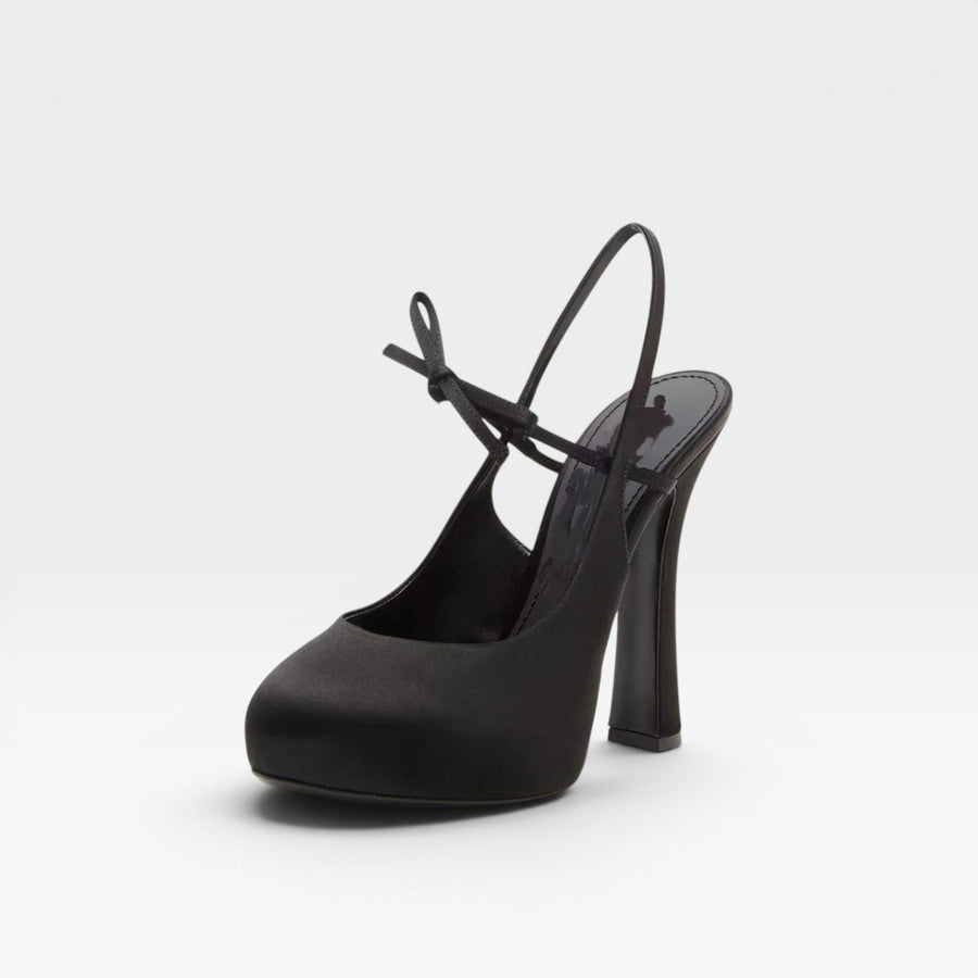 Women's Sculpted Court Shoes with Bow Detail — view 3