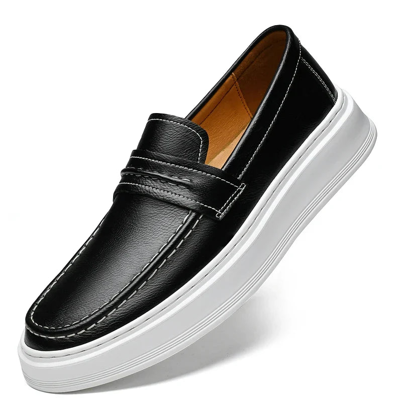 Men's Leather Boat Shoes – Scicli