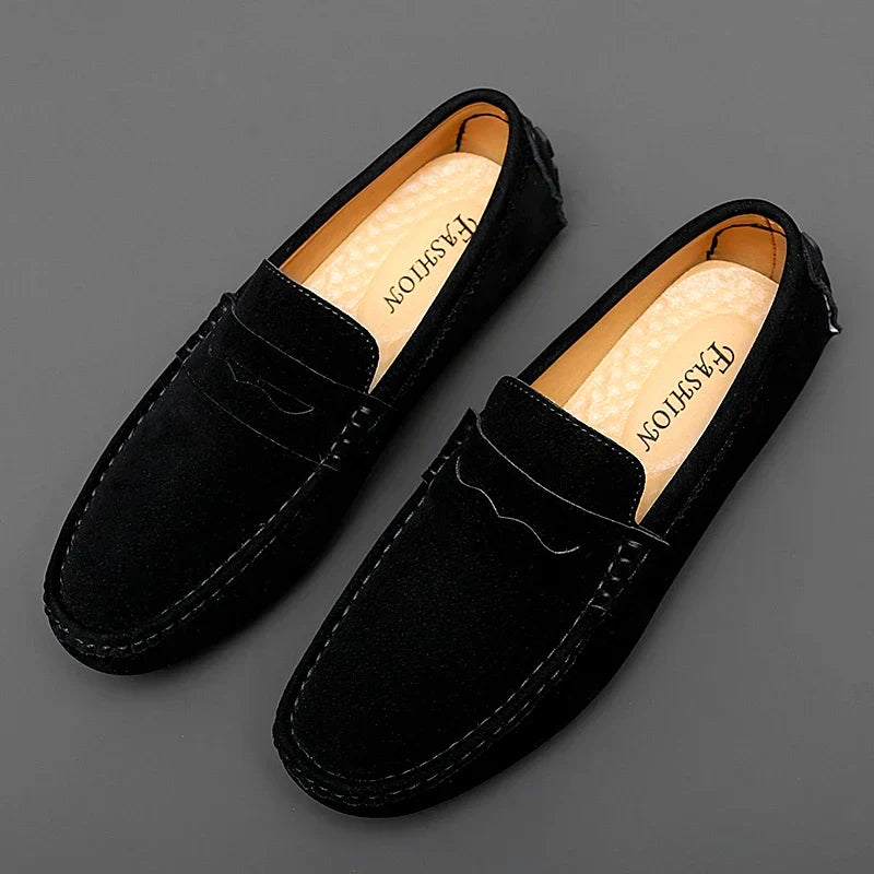 Men's Suede Boat Shoes – Elnath