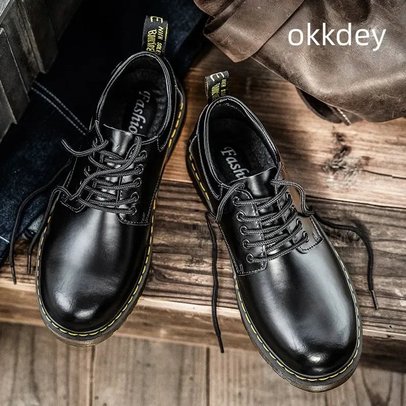 Men's Leather Oxford Boots – Laurence