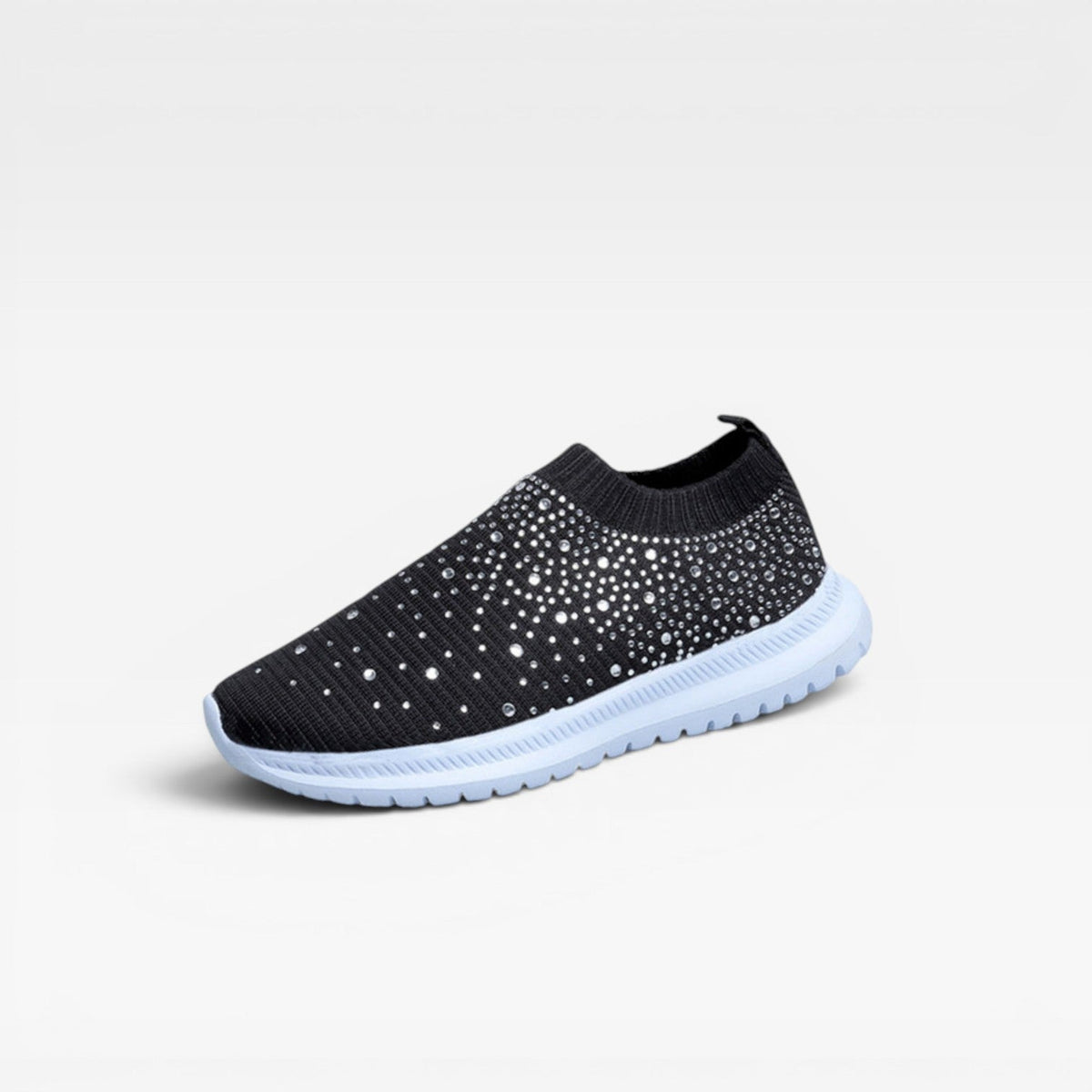 Women's Rhinestone Mesh Slip-On Trainers — view 7