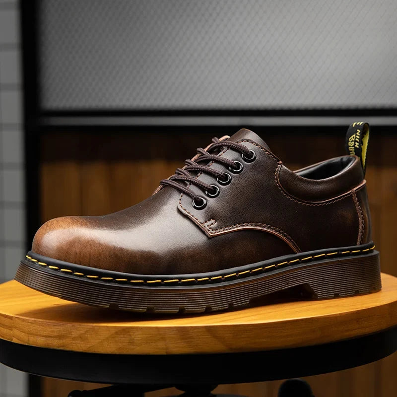 Men's Leather Oxford Boots – Laurence