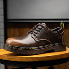 Men's Leather Oxford Boots – Laurence