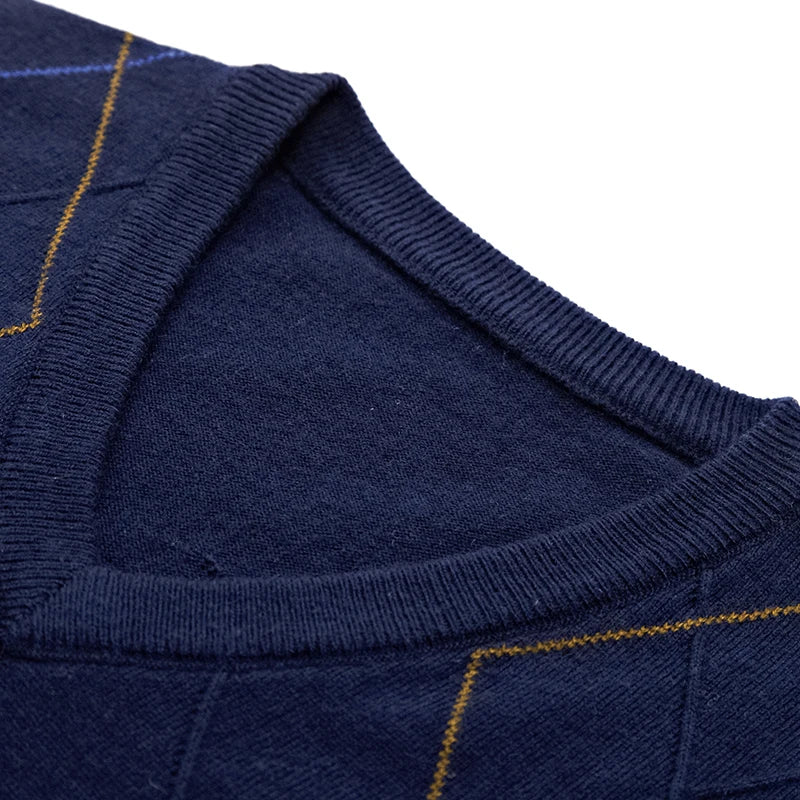 Men's Diagonal Knit Vest | Giorgos