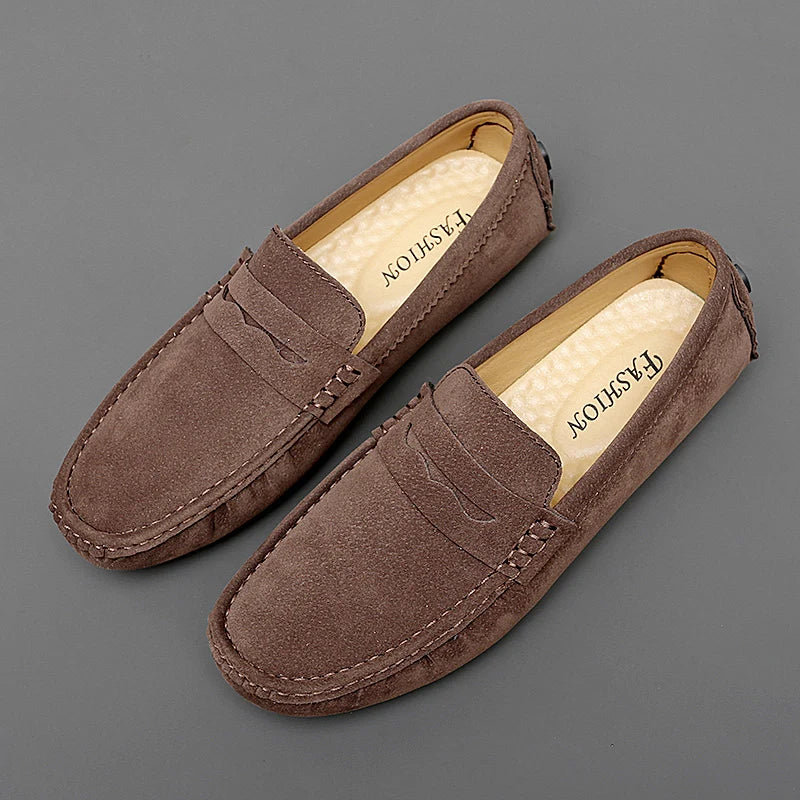 Men's Suede Boat Shoes – Elnath