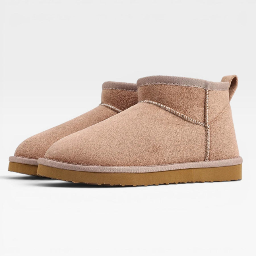 Women's Low Suede Winter Ankle Boots — view 8
