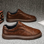 Men's Classic Leather Slip-On Shoes – Ventotene
