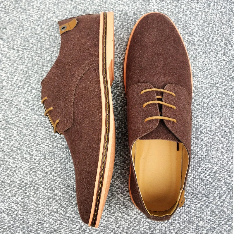 Men's Suede Oxford Shoes – Altea