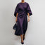 Sandra | SATIN FEEL BATWING SLEEVE MAXI DRESS