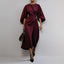 Sandra | SATIN FEEL BATWING SLEEVE MAXI DRESS