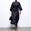 Sandra | SATIN FEEL BATWING SLEEVE MAXI DRESS