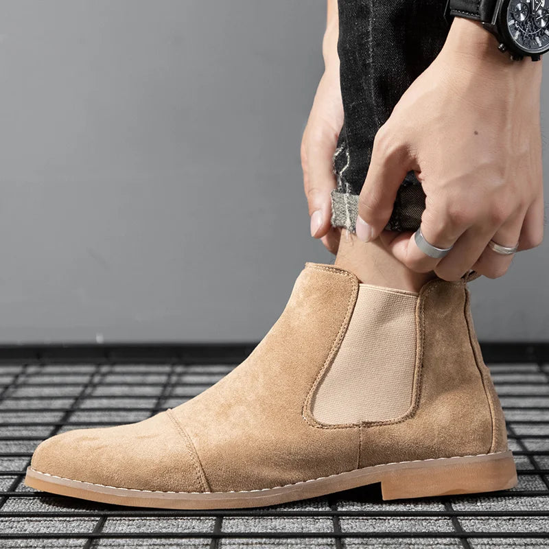 Men's Suede Ankle Boots – Alphard