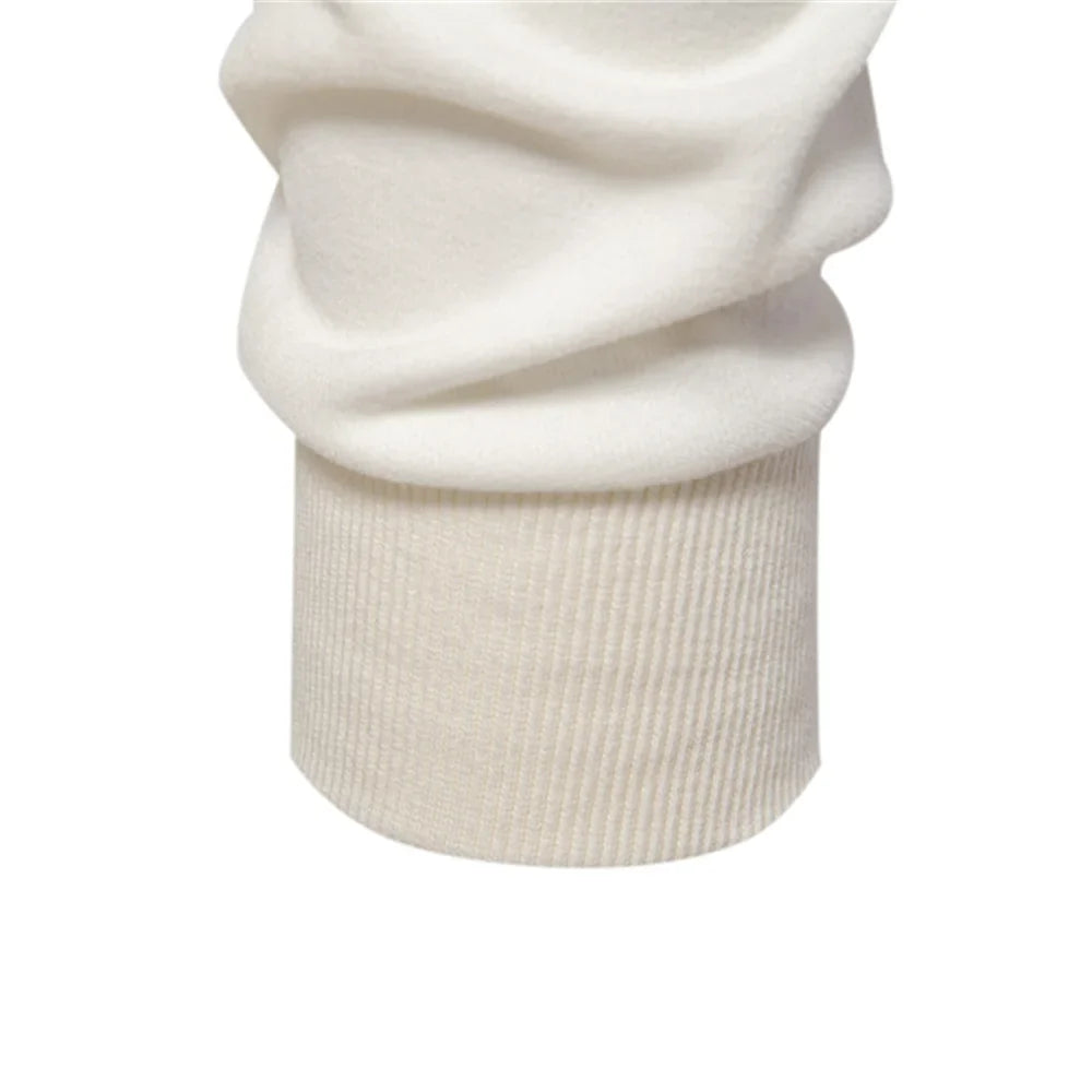 Men's Zip-Up Mock Neck Jumper | Lamberto