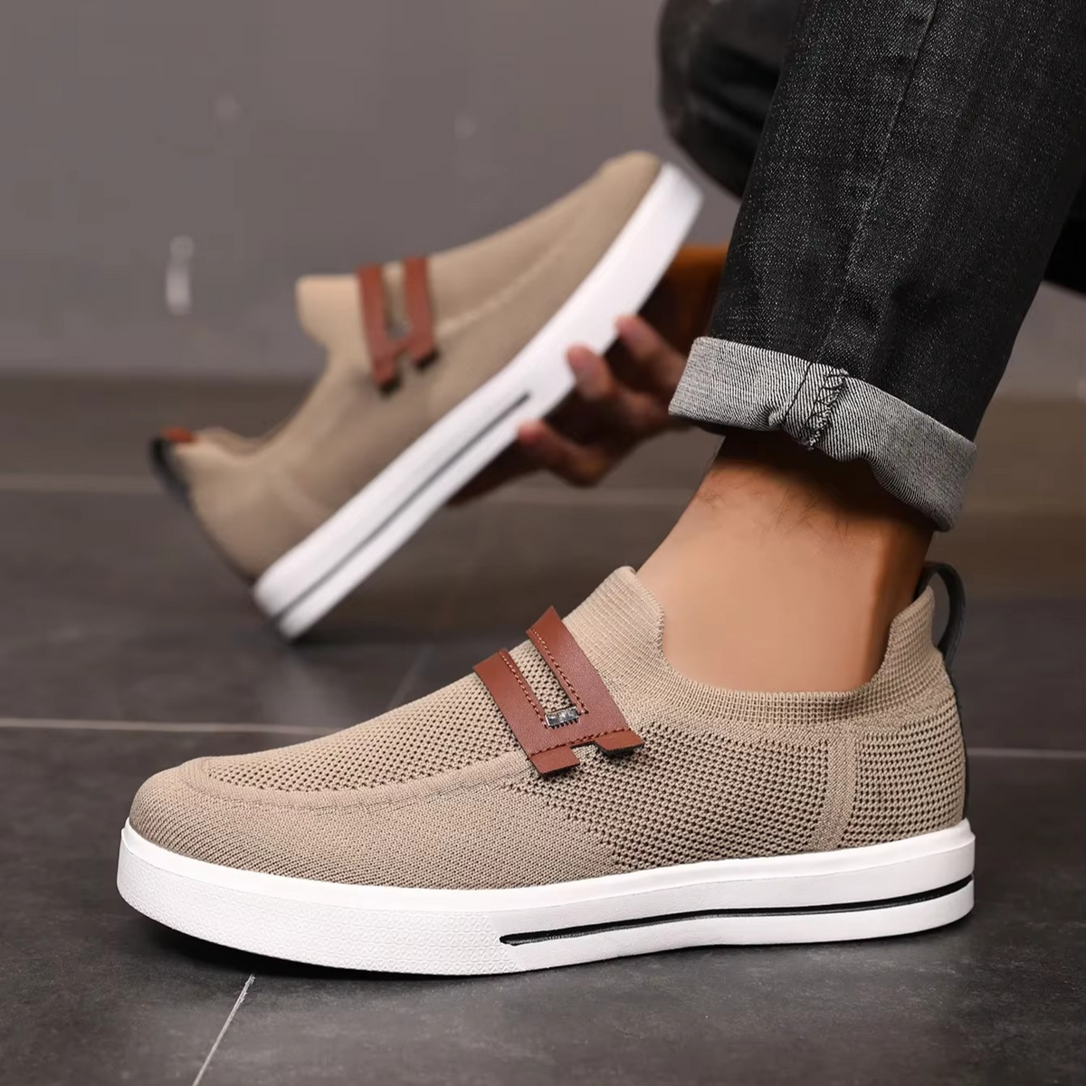 Men's Knit Sneakers – Callian