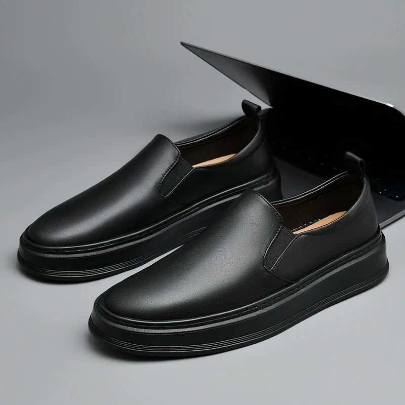 Men's Leather Slip-On Shoes – Anglet