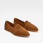 Women's Pointed Toe Suede Loafers — view 2
