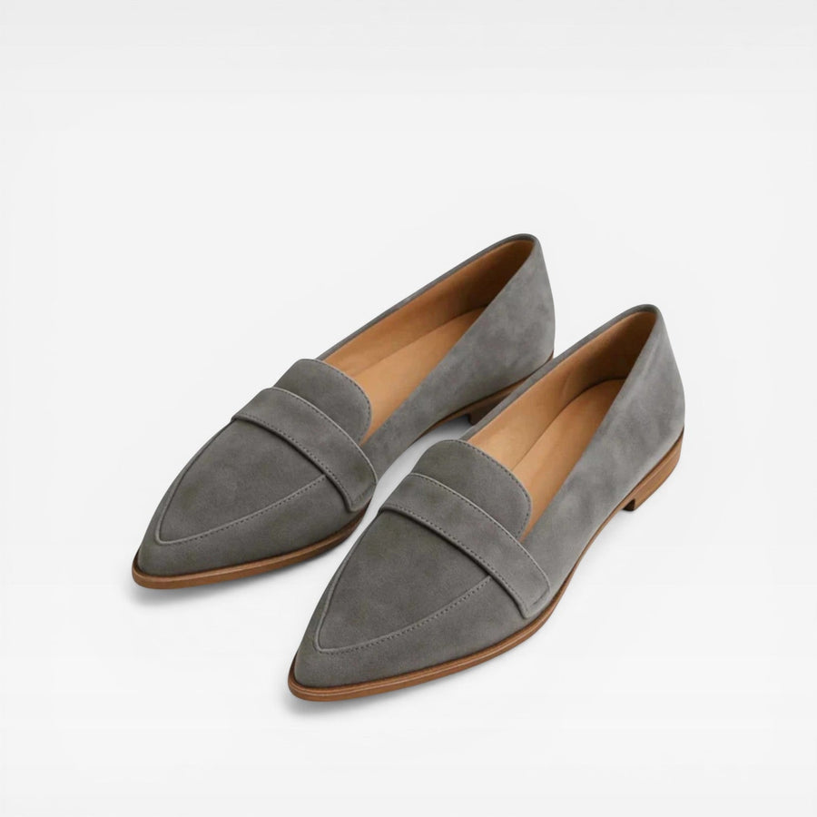 Women's Pointed Toe Suede Loafers — view 4