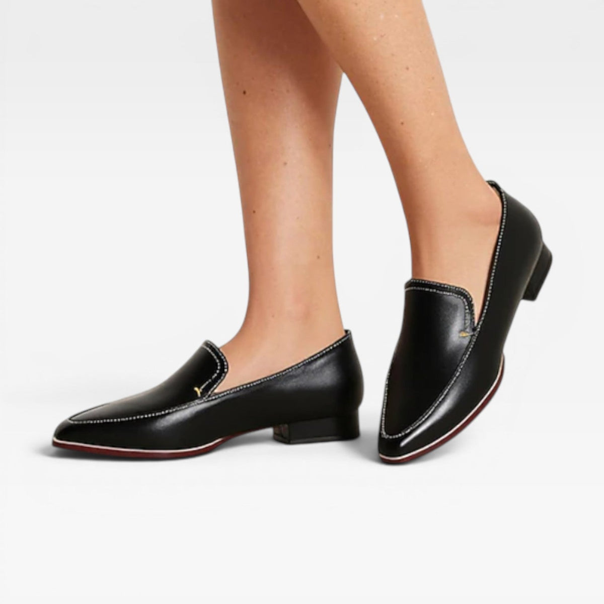 Women's Minimalist Leather Loafers — view 4