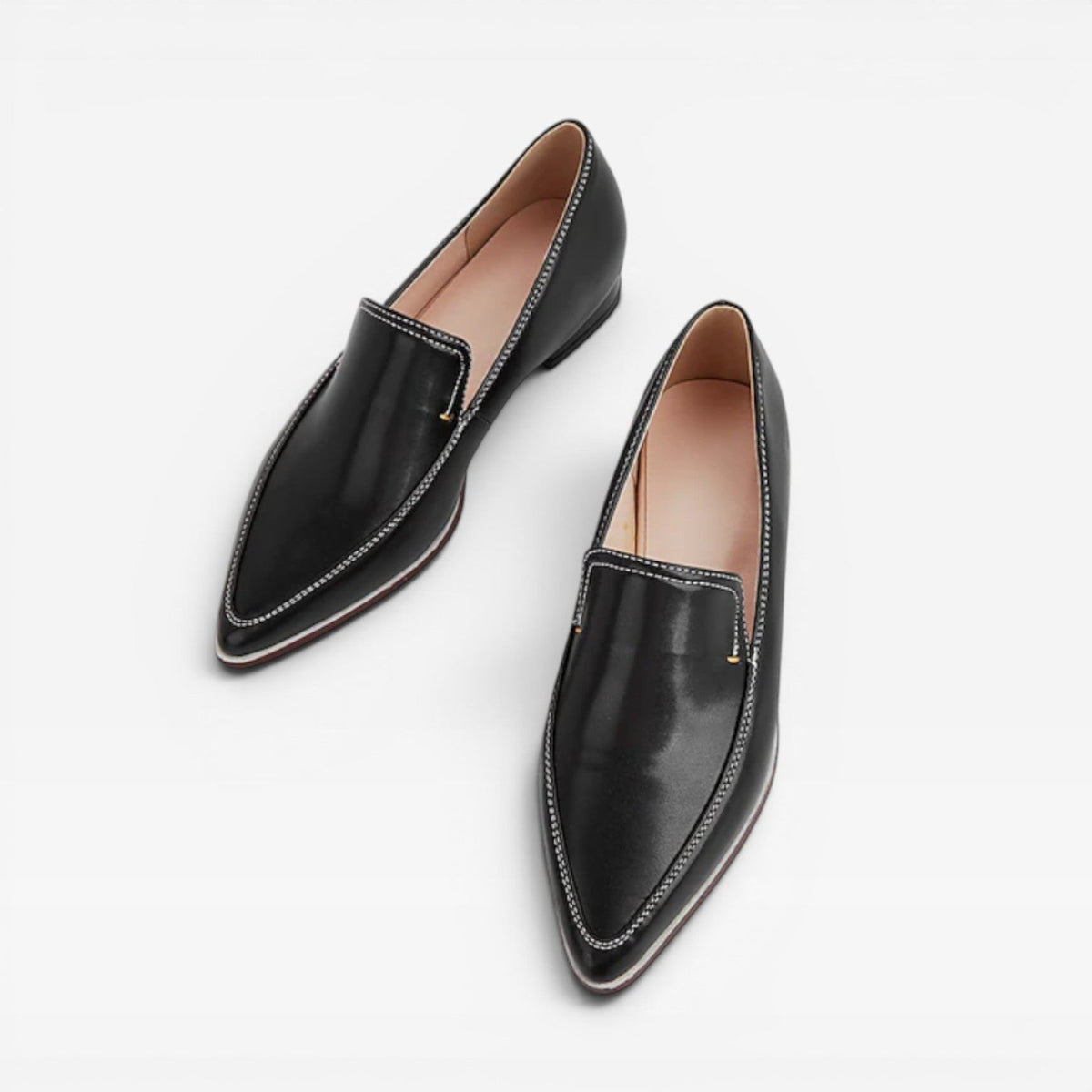 Women's Minimalist Leather Loafers — view 5